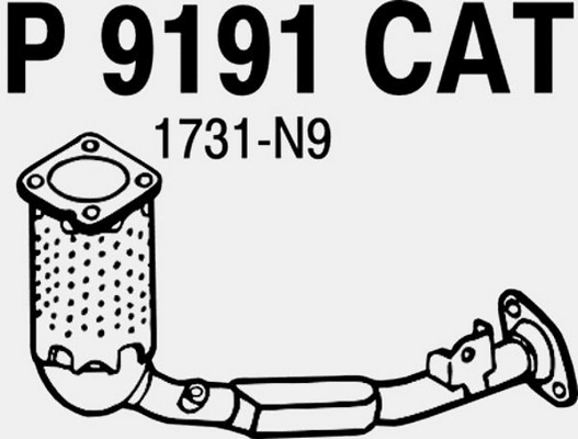 Catalytic Converter (P9191CAT)