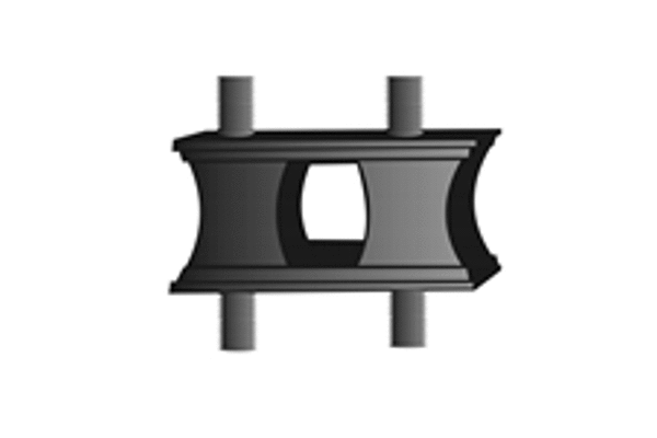 Rubber Strip, exhaust system (X50144)