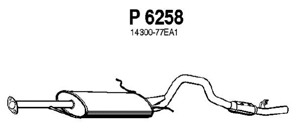 Rear Muffler (P6258)