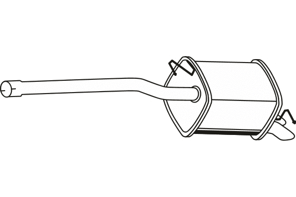 Rear Muffler (P7169)