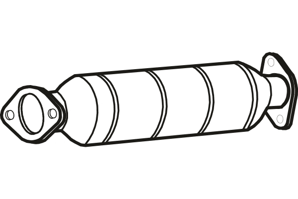 Soot/Particulate Filter, exhaust system (P9974DPF)