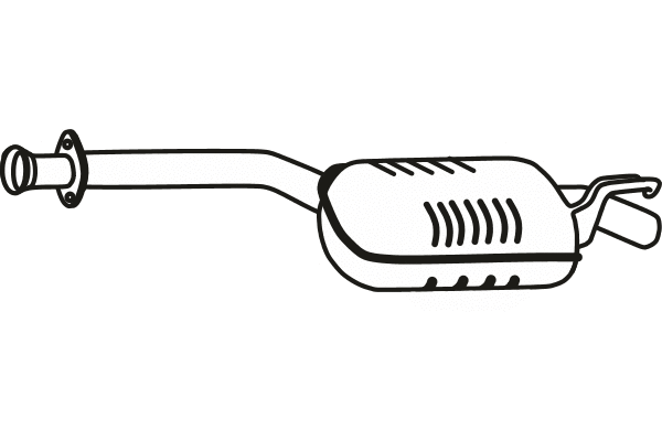 Centre Muffler (P3612)