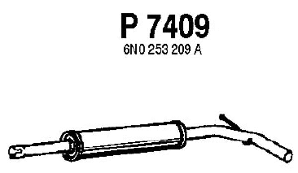 Centre Muffler (P7409)