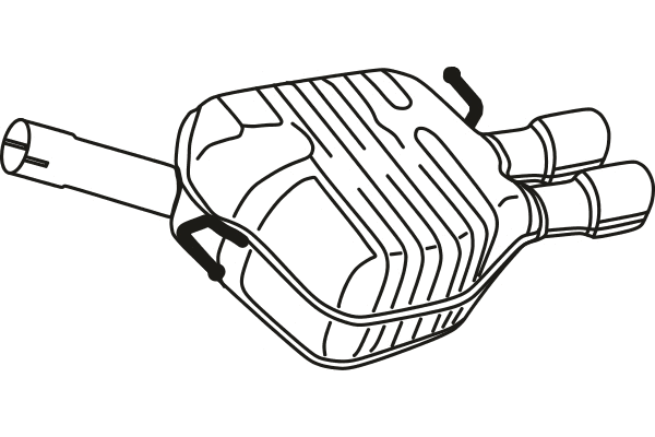 Rear Muffler (P11056)