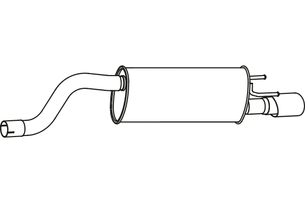 Rear Muffler (P43093)