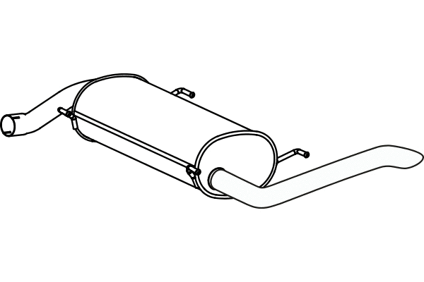 Rear Muffler (P17066)