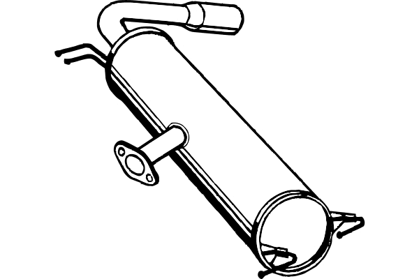 Rear Muffler (P6895)