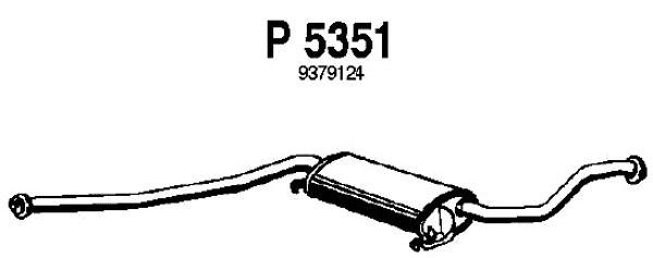 Centre Muffler (P5351)