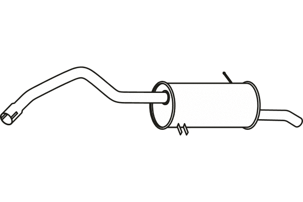 Rear Muffler (P49024)