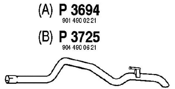Exhaust Pipe (P3694)