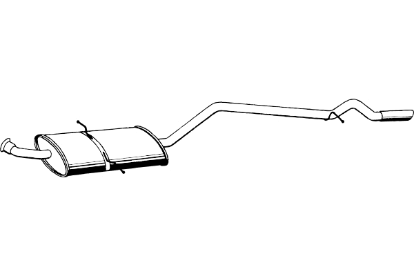 Rear Muffler (P3740)