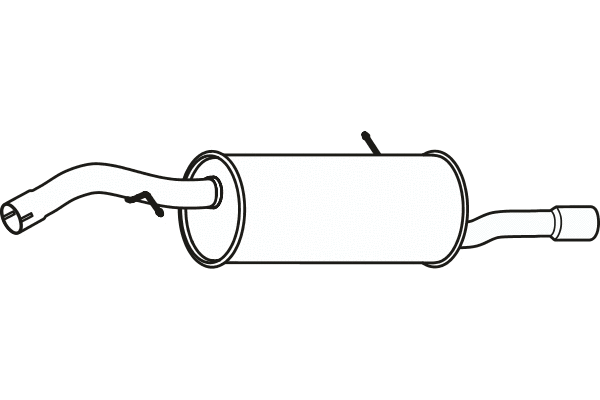 Rear Muffler (P17042)