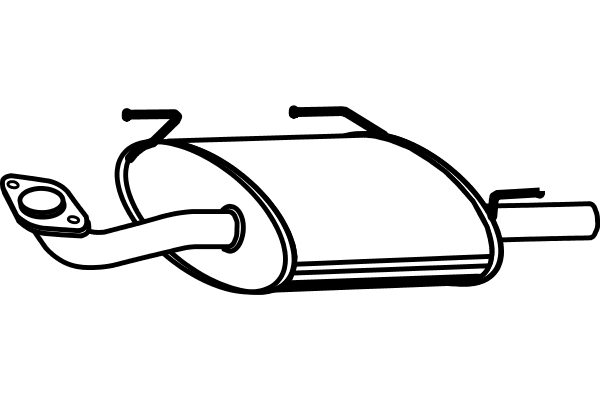 Rear Muffler (P4255)