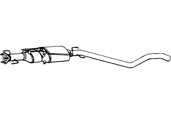 Soot/Particulate Filter, exhaust system (P9940DPF)