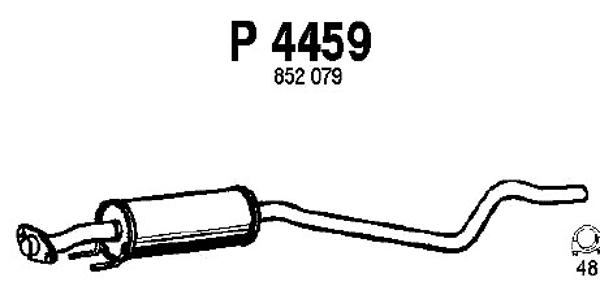 Centre Muffler (P4459)