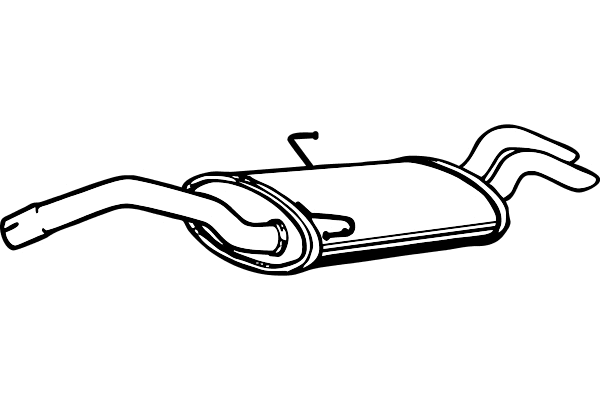 Rear Muffler (P1847)