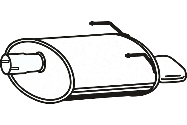 Rear Muffler (P22022)