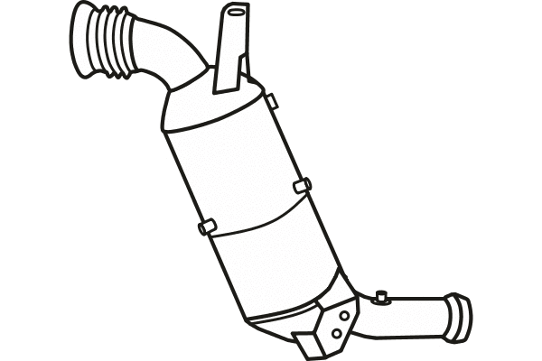 Soot/Particulate Filter, exhaust system (P9814DPF)