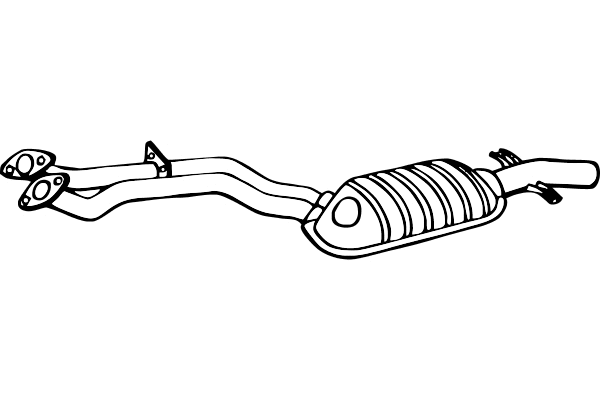 Front Muffler (P1573)