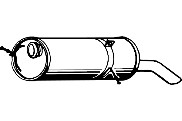 Rear Muffler (P4786)