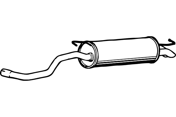 Rear Muffler (P7524)