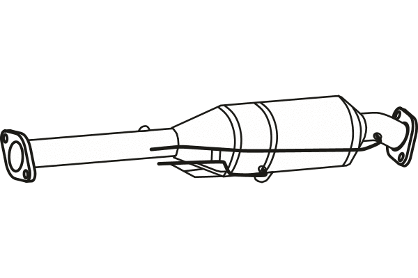 Soot/Particulate Filter, exhaust system (P9873DPF)