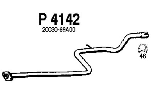 Exhaust Pipe (P4142)