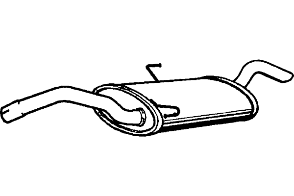 Rear Muffler (P1869)