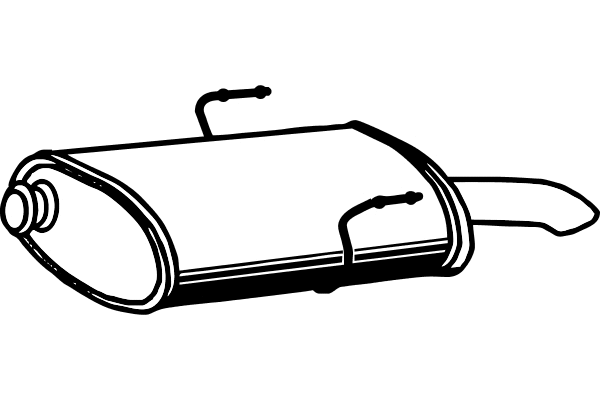 Rear Muffler (P4803)