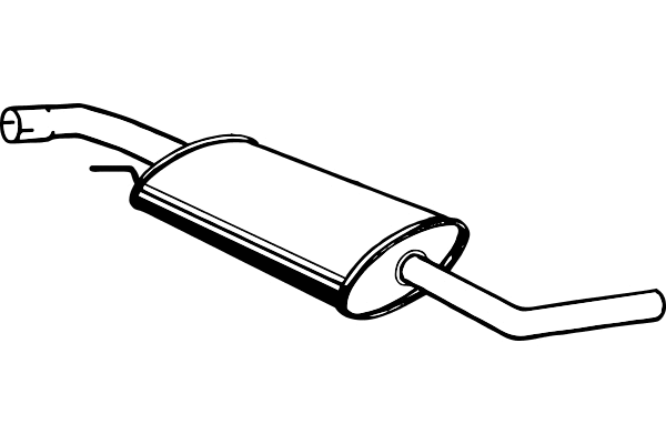 Centre Muffler (P7550)