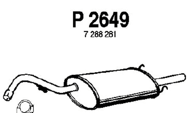 Rear Muffler (P2649)