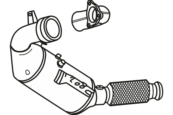 Soot/Particulate Filter, exhaust system (P8844DPF)