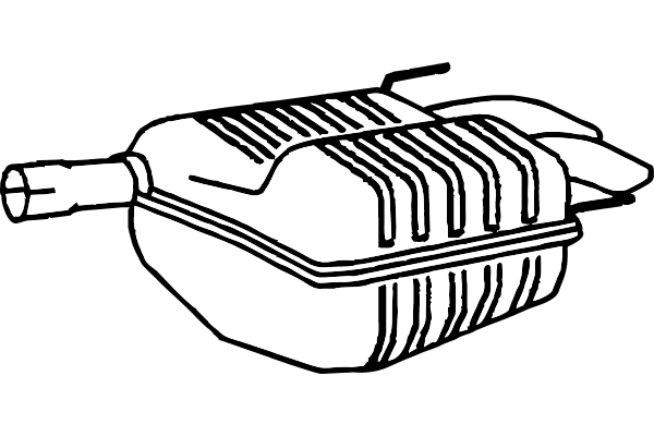Rear Muffler (P5402)
