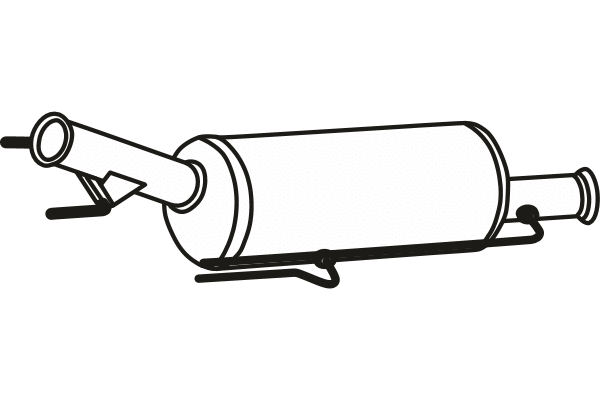 Soot/Particulate Filter, exhaust system (P8862DPF)