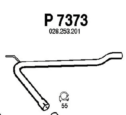 Exhaust Pipe (P7373)