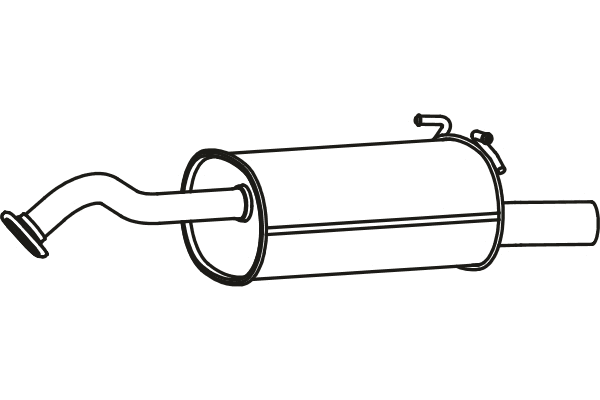 Rear Muffler (P2762)