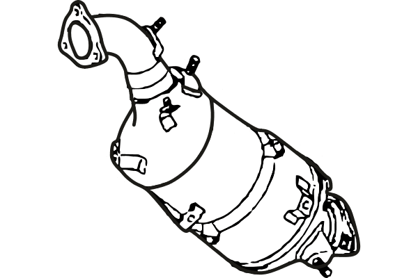 Soot/Particulate Filter, exhaust system (P9929DPF)