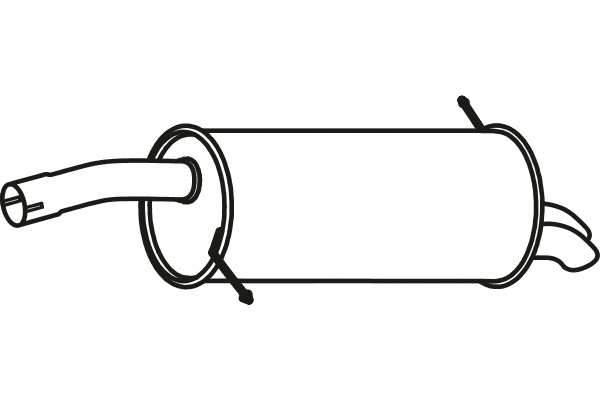 Rear Muffler (P23010)