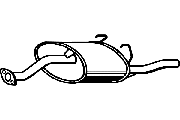 Rear Muffler (P2873)