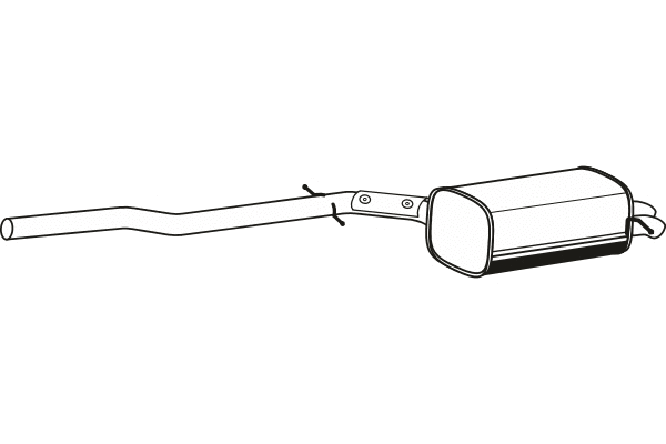 Rear Muffler (P7878)