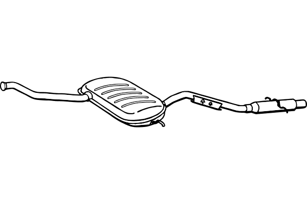 Rear Muffler (P7795)