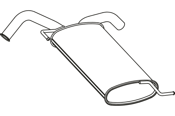 Rear Muffler (P31016)