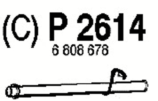 Exhaust Pipe (P2614)