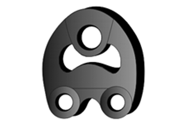 Rubber Strip, exhaust system (X30135)
