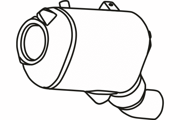 Soot/Particulate Filter, exhaust system (P8802DPF)