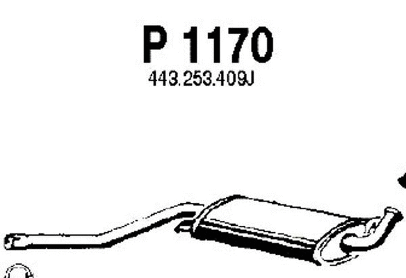 Centre Muffler (P1170)