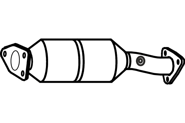 Soot/Particulate Filter, exhaust system (P9981DPF)