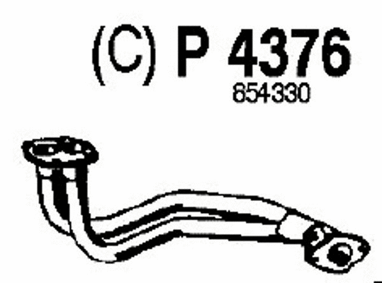 Exhaust Pipe (P4376)