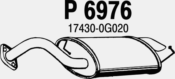 Rear Muffler (P6976)