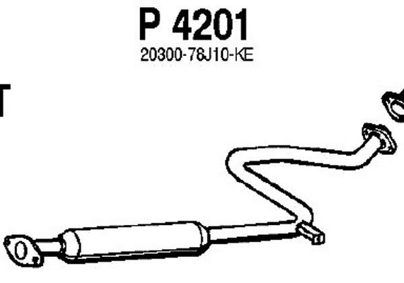 Centre Muffler (P4201)